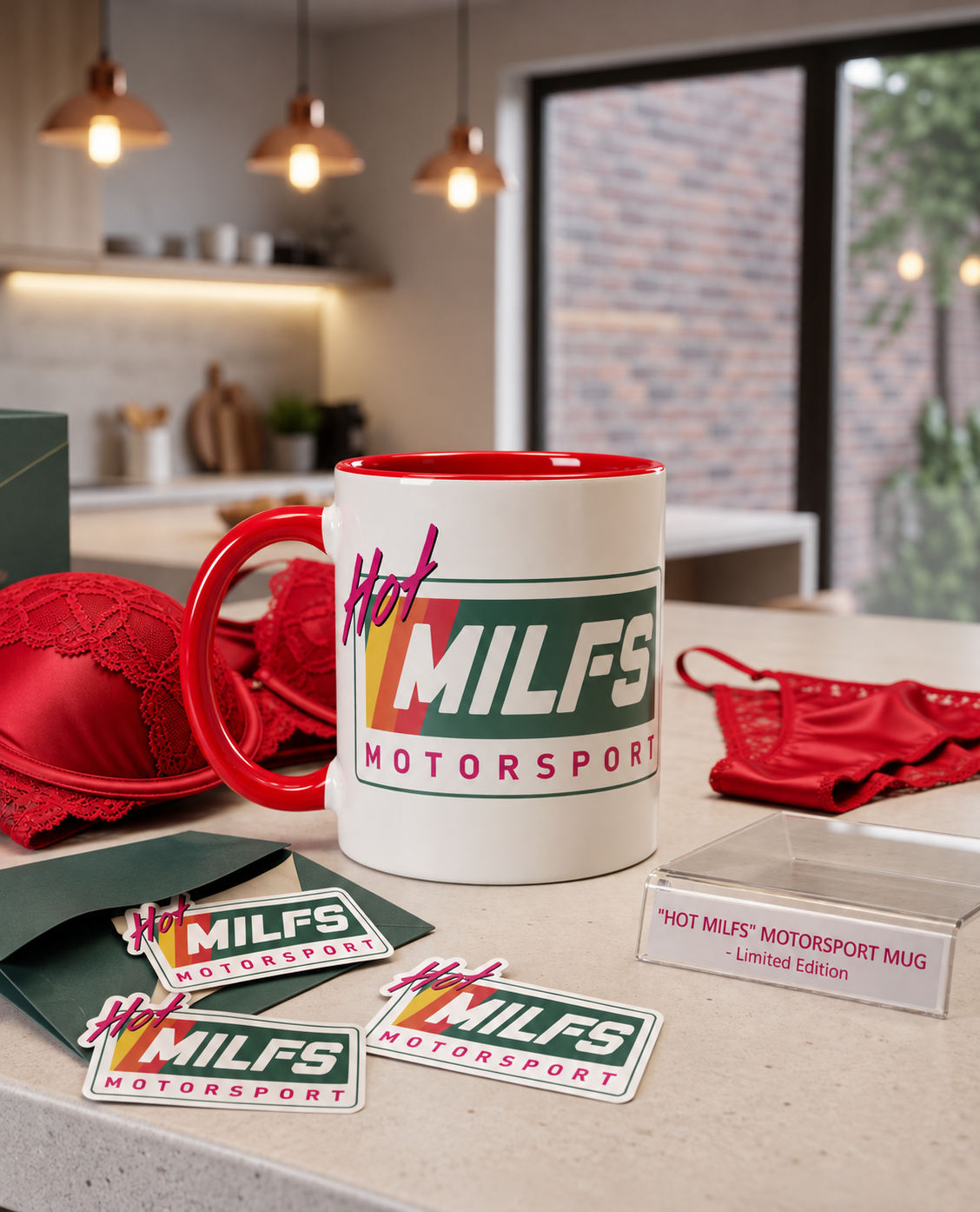 Redline Bundle | Tasse + 3 Sticker